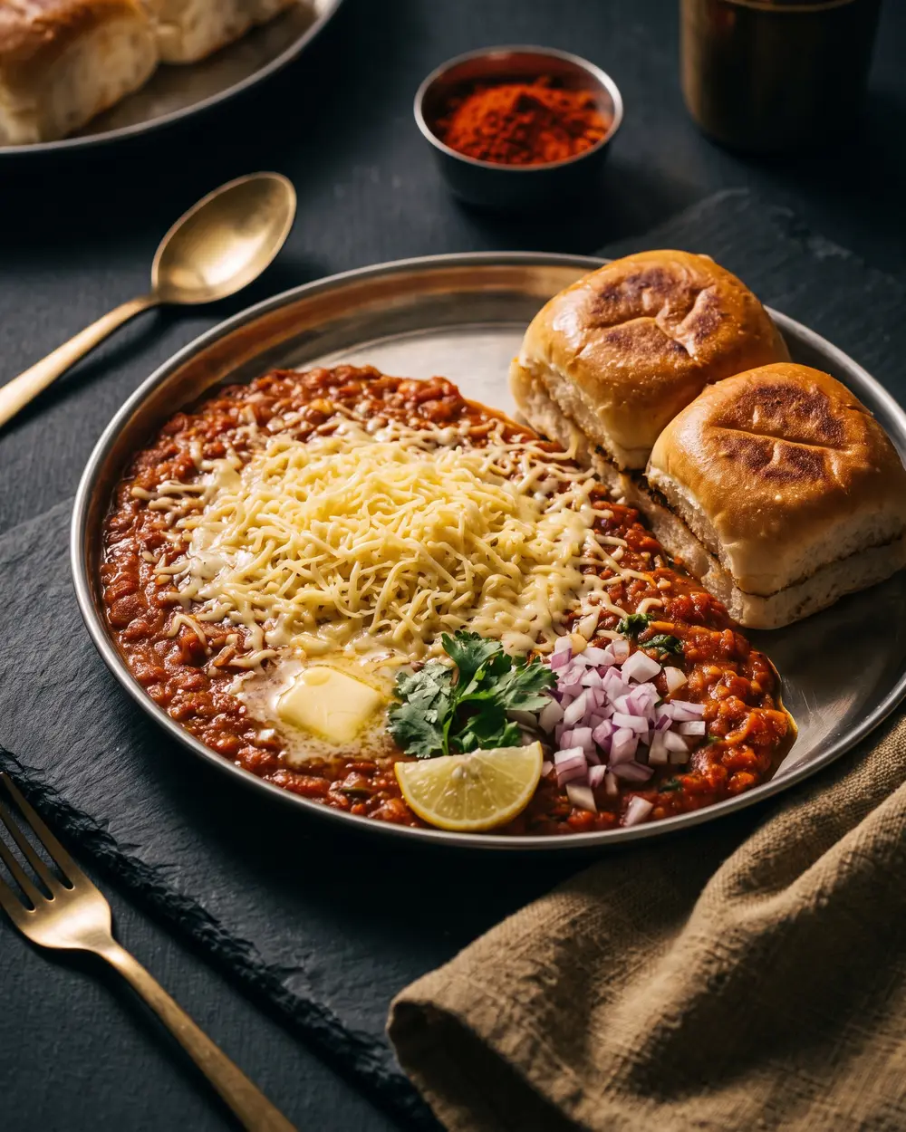 Amul Cheese Pav Bhaji