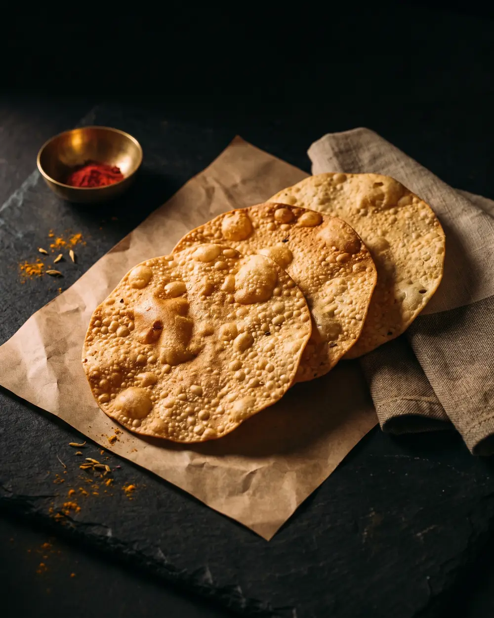 Fried Papad