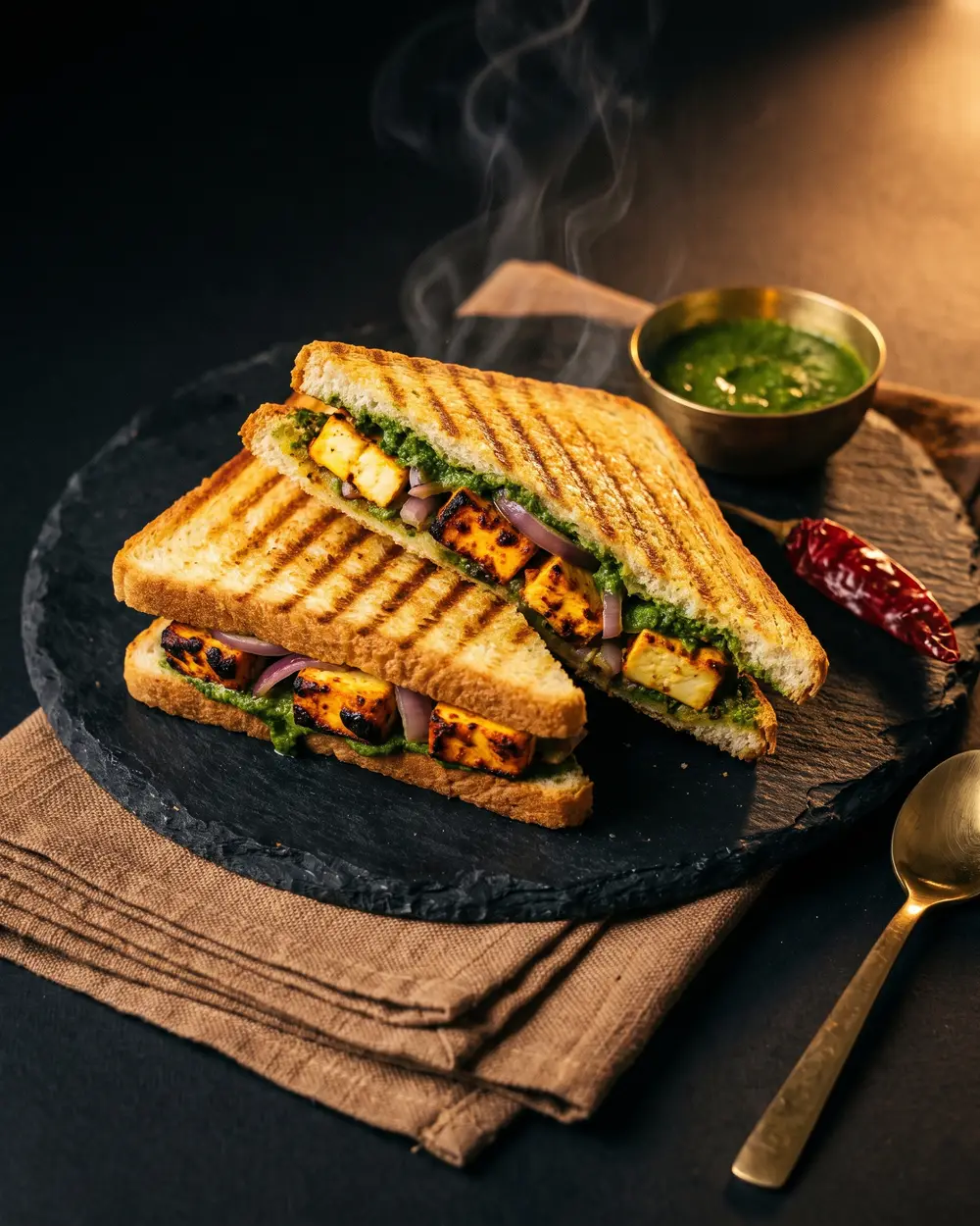 Paneer Tikka Sandwich